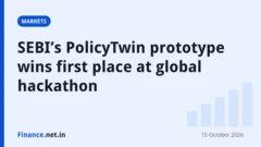 Finance.net.in title card: SEBI’s PolicyTwin prototype wins first place at global hackathon