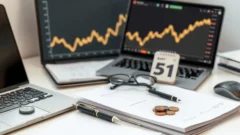 Regulatory document and laptop on an office desk, representing new portfolio manager rules